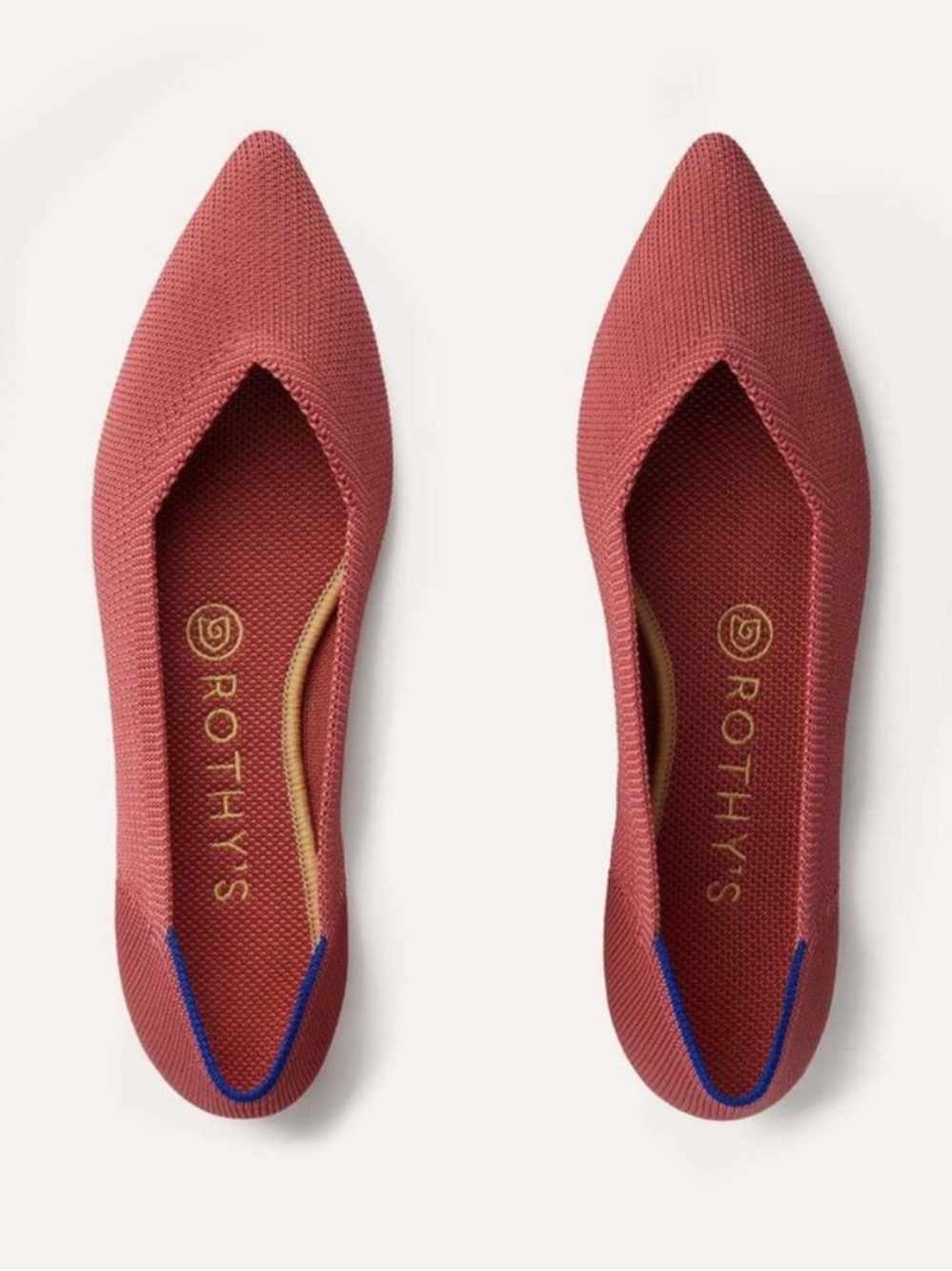 NEW IN BOX Rothy’s The Point Flats Copper Rare Retired Color Size 8.5